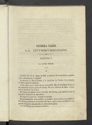 Primera Parte La Intervencion