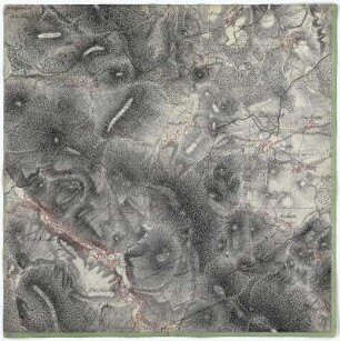 Gaußig, Neukirch, Naundorf, Zockau, Tröbigau, Günthersdorf, Medewitz. Blatt 324 aus: Meilenblätter von Sachsen