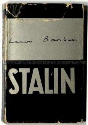 Abhandlung über Stalin von Henri Barbusse