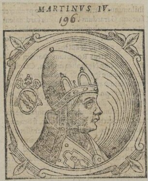 Bildnis von Papst Martinvs IV.