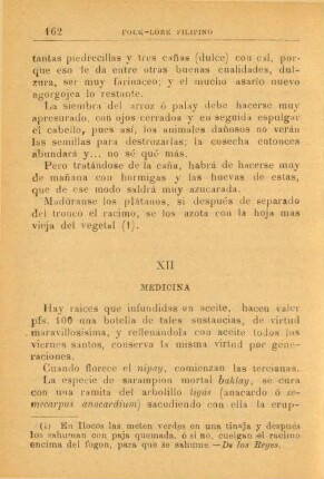 XII. Medicina