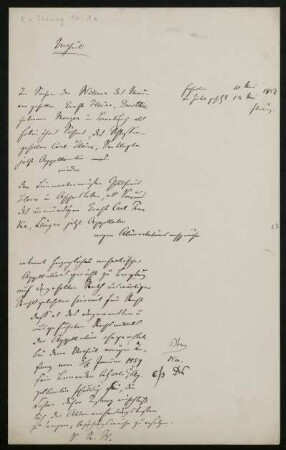 Urtheil. In Sachen der Wittwe des Maurergesellen Ernst Heise, Dorothee [...] als Erbin ihrs Sohnes, des Schlossergesellen Carl Heise [...] wieder den Leinewebermeister Gottfried Horn [..] wegen Alimentationsansprüche, Gießen, 13.5.1859 : Entscheidungsgründe