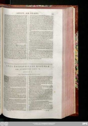 Loci Theologici Ex Epistolae Ad Ephesios Cap. V.