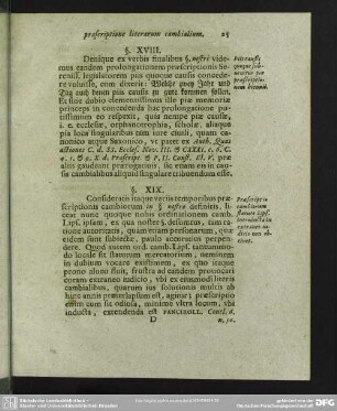 § XVIII. Piis causis quoque subvenitur per praescriptionem biennii