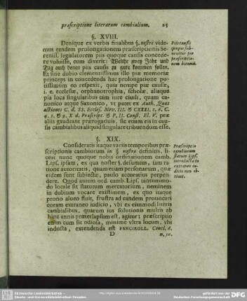 § XVIII. Piis causis quoque subvenitur per praescriptionem biennii