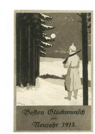 Besten Glückwunsch zum Neujahr 1915