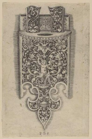 Degenscheide, Blatt aus der Folge "Varii Generis Opera Aurifabris Necessaria"