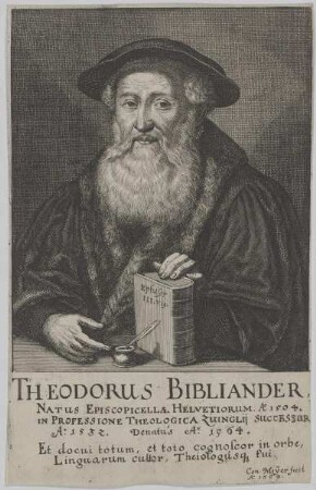 Bildnis des Theodorus Bibliander