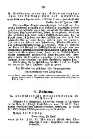 Gewährung einmaliger Kriegsteuerungszulagen für Volksschullehrer und -lehrerinnen : [F. Öffentliches Volksschulwesen]