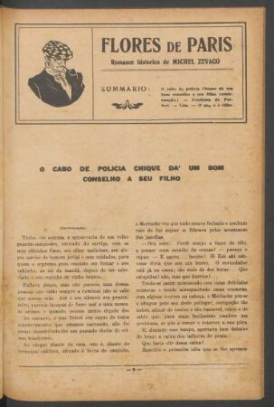 Flores de Paris : Romance histórico