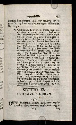 185-225, Sectio II