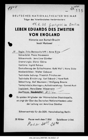 Leben Eduards des Zweiten von England