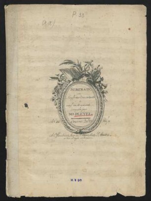 Serenate ou sinfonie concertante à neuf instruments, op. 20