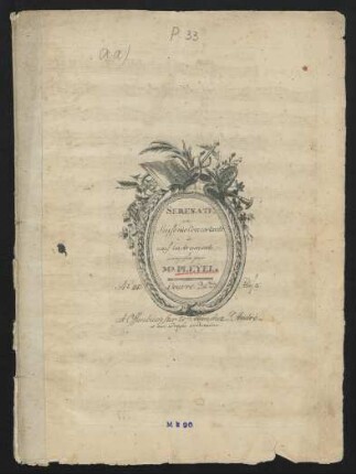 Serenate ou sinfonie concertante à neuf instruments, op. 20