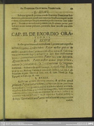 Cap. III. De Exordio Orationis
