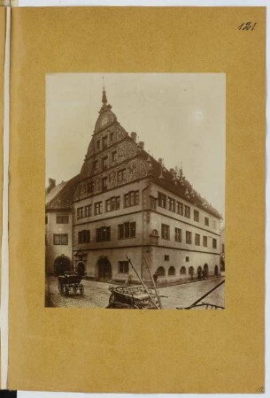 Rathaus, Kitzingen: Ansicht (aus: Skizzen- und Fotoalbum 16)