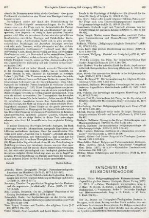 908-910 [Rezension] Schmidt, Heinz, Religionspädagogische Rekonstruktionen