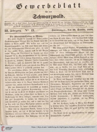 Nro. 19 (10. September)