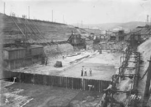 Großbaustelle Schleuse Schwabenheim