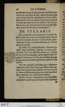 De syllabis