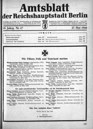 1944,17: Nr. 17, 27. Mai 1944