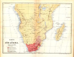 Karte von Süd-Afrika
