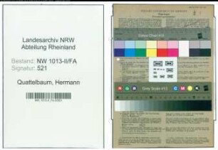 Entnazifizierung Hermann Quattelbaum , geb. 02.05.1911 (Kaufmann)