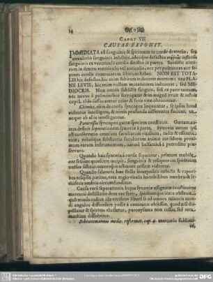 Caput VII. Causas Exponit