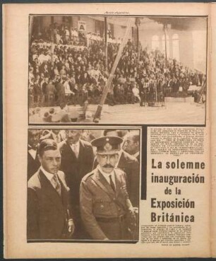 La solemne inauguración de la exposición británica [Fotografías]