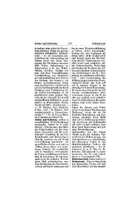 Kultur und Erziehung