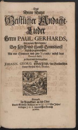 3: Pauli Gerhardi Geistliche Andachten