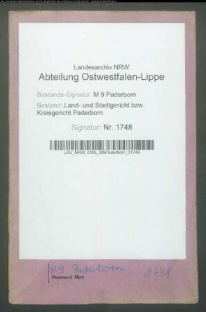 Erblasser: Pörtner, Elisabeth: