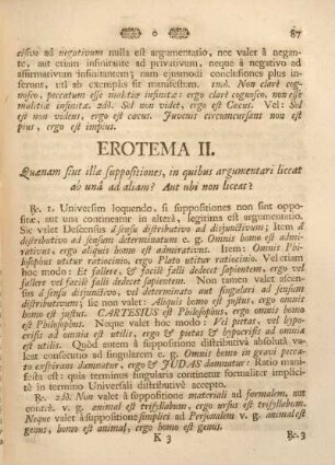 Erotema II.