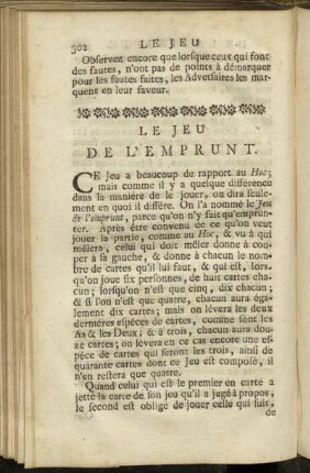 Le Jeu de L´Emprunt.