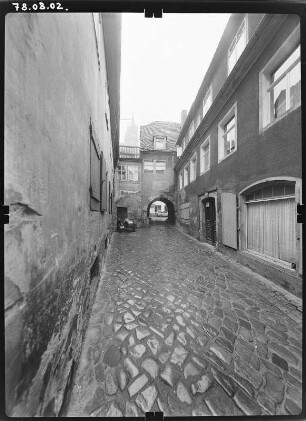 Meißen-Altstadt, Schloßberg. Blick nach Westen