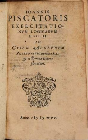 Exercitationum logicarum Libri II
