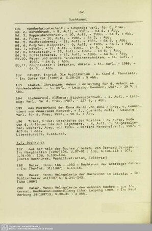 3.7. Buchkunst