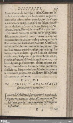 Cap. VII. De Proximis Nobilitatis Fundamentis externis