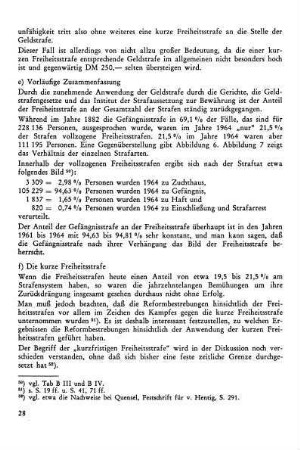 e) Vorläufige Zusammenfassung