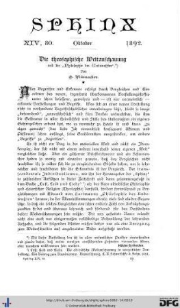 Heft 4 Oktober 1892