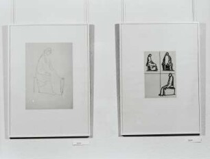 Käthe Kollwitz : Käthe Kollwitz. Filzstift, 1957. Gustav Seitz. Pulsnitz: Bildwerke und Zeichnungen, 22.09. - 11.11.2001