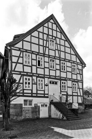 Wohnhaus (Wohnhaus, Fachwerk); Gemünden, Marktstraße 6