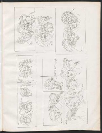 Plate XIV. [Bewohner Egyptens, Mamelucken und Neger.]