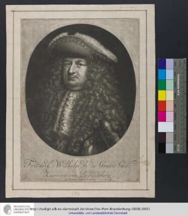 Frederik Wilhelm by de Gratie Gods Keurvorst van Brandenburg / by Nicolaus Visscher met Privil. ; I. G. E.
