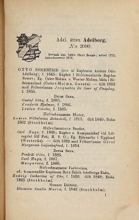 Sveriges ridderskaps- och adels-kalender, 1899 = Årg. 22. - 1898