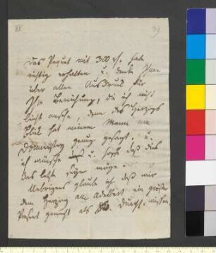 Brief von Herder, Karoline an Goethe, Johann Wolfgang von