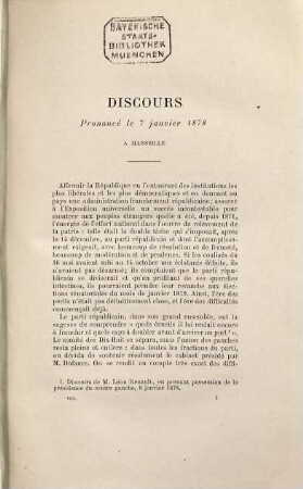 Discours et plaidoyers politiques de M. Gambetta, 8,6