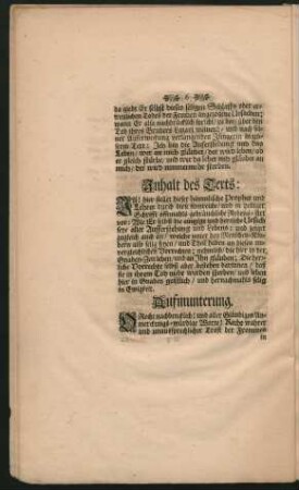 Aufmunterung