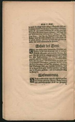 Aufmunterung