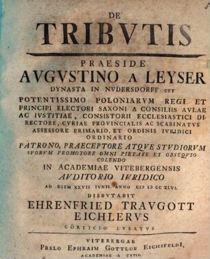 De Tribvtis